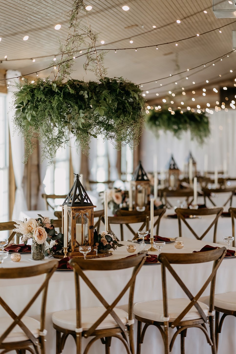 Wedding reception centerpieces